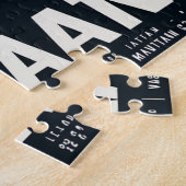 マンハッタンマップイラストレーション ジグソーパズル (側面)