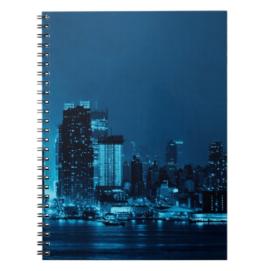 マンハッタンミッドタウン超高層ビルとニューヨークシティスク ノートブック (正面)