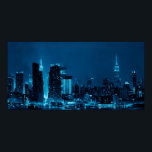 マンハッタンミッドタウン超高層ビルとニューヨークシティスク ポスター<br><div class="desc">マンハッタンミッドタウン超高層ビルとニューヨークシティスカイラインパノラマ夜の霧の街，夜，スカイライン，シティスケープ，マンハッタン，パノラマ，ニューヨーク，建物，ミッドタウン，通り，アメリカ，霧，パノラマ，ビジネス，霧，大都市，42番目の通り，アメリカ，建築，夕べ, ヴィンテージ，レトロ，イラストレーション, </div>