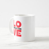 マンハッタンラブコーヒーマグ コーヒーマグカップ (正面左)