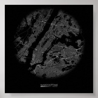 マンハッタンロードマップポスター ポスター