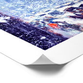 マンハッタン冬絵画のシーンファインアートプリント ポスター (角)