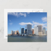 マンハッタン南端スカイラインポストカード ポストカード (正面/裏面)