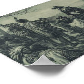 マンハッタン島の購入by Peter Minuit, 1626 ポスター (角)