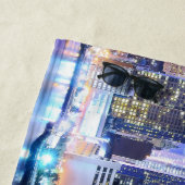 マンハッタン建物 ビーチタオル (インサイチュ)