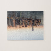 マンハッタン日没WTCの自由タワーNYCを下げて下さい ジグソーパズル (横)