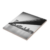 マンハッタン橋およびスカイライン、ニューヨーク、米国 タイル (側面)