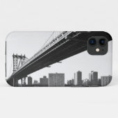 マンハッタン橋およびスカイライン、ニューヨーク、米国 Case-Mate iPhoneケース (裏面(横))