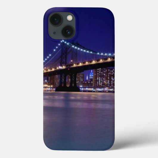 マンハッタン橋の夜景 Case-Mate iPhoneケース (裏面)
