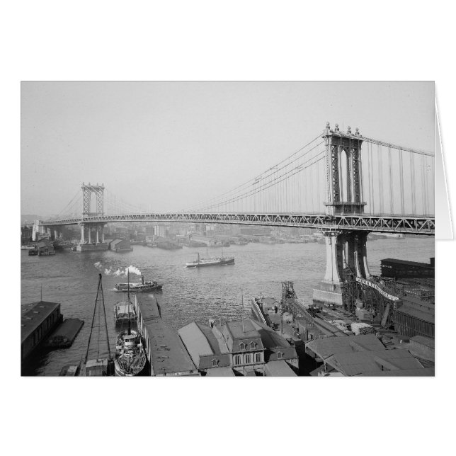 マンハッタン橋 1909年 (正面横)