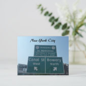 マンハッタン歓迎 ポストカード (スタンド正面)