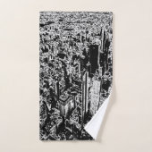 マンハッタン設計 バスタオルセット (ハンドタオル)