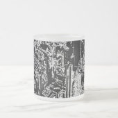 マンハッタン設計 フロストグラスマグカップ (中央)