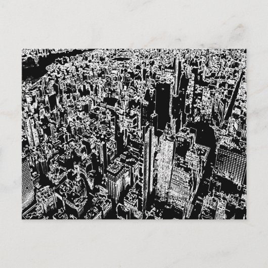 マンハッタン設計 ポストカード (正面)