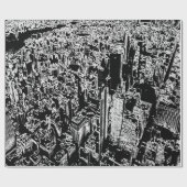 マンハッタン設計 ラッピングペーパー (フラット)