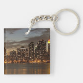 マンハッタン超高層ビルズアットナイト キーホルダー (裏面)