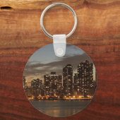 マンハッタン超高層ビルズアットナイト キーホルダー (裏面)