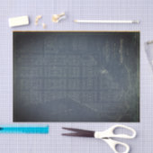 マンハッタン青写真18lb Decoupageシート 薄葉紙 (クラフト)