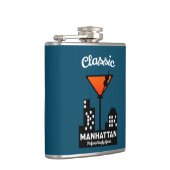 マンハッタン カクテル 壁画 フラスク (右)