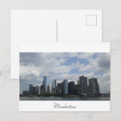 マンハッタン-スタテンアイランドフェリーから ポストカード (正面/裏面)