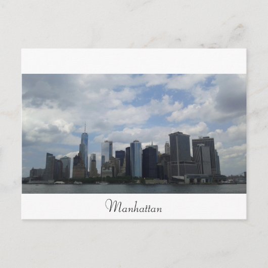 マンハッタン-スタテンアイランドフェリーから ポストカード (正面)