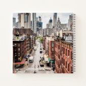 マンハッタン、ニューヨークの街並み写真 ノートブック (裏面)