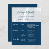 マンハッタン ニューヨークシティ 週末の予定表 エンクロージャーカード (正面/裏面)