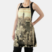 マンハッタン、ニューヨーク（パノラマ）エプ   ロン エプロン (インサイチュ)