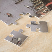 マンハッタン、ニューヨーク、米国の空気都市眺め ジグソーパズル (側面)