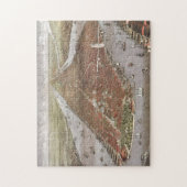 マンハッタン、ニューヨーク、米国の空気都市眺め ジグソーパズル (縦)