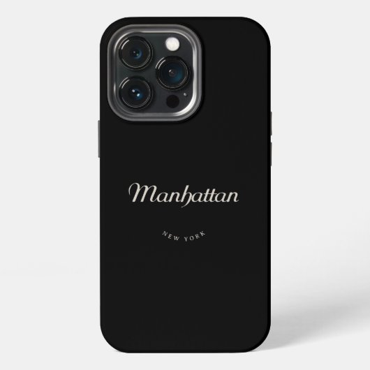 マンハッタン ニューヨーク iPhoneケース (裏面)