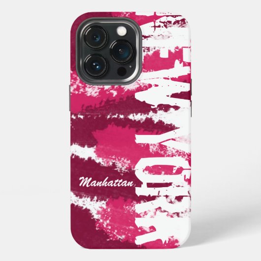マンハッタン - ニューヨーク iPhone カバー (裏面)