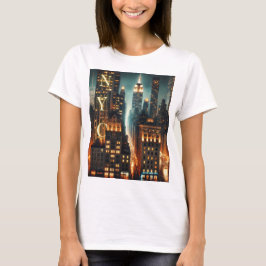 マンハッタン・バイブスTシャツ - 豪快なニューヨークシティストリート Tシャツ