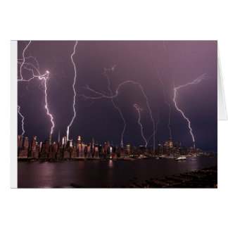 マンハッタン（NYC）で発生した雷嵐