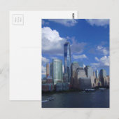 マンハッタンNYCワールドトレードセンターWTCハドソンリバー ポストカード (正面/裏面)