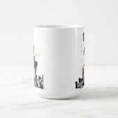 マンハッタンNyc自由モダン像ニューヨーク コーヒーマグカップ (中央)