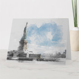 マンハッタンNyc自由像 カード