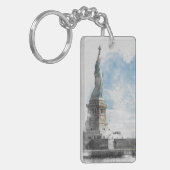 マンハッタンNyc自由像 キーホルダー (正面左)