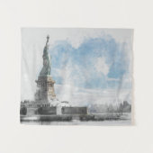 マンハッタンNyc自由像 タペストリー (正面(横))