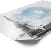 マンハッタンNyc自由像 フォトプリント (角)