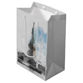 マンハッタンNyc自由像 ミディアムペーパーバッグ (正面アングル)