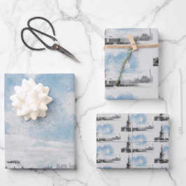 マンハッタンNyc自由像 ラッピングペーパーシート