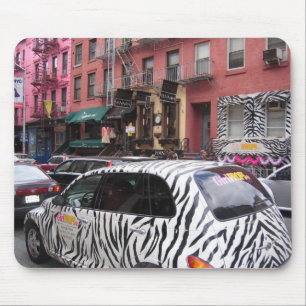 マンハッタンNYC mousepadのデザインのシマウマ マウスパッド