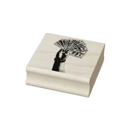 マンハンドホールディングドル紙幣マネーアート ラバースタンプ