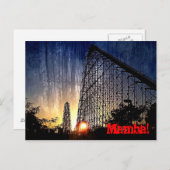 マンバローラコースターワールドズオブカンザスシティ ポストカード (正面/裏面)