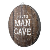 マンパーソナライズされたケーブウ素朴ッドカントリー ダーツボード (正面右)