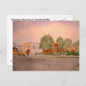 「マンフォードビルの月曜の朝」 ポストカード (正面/裏面)