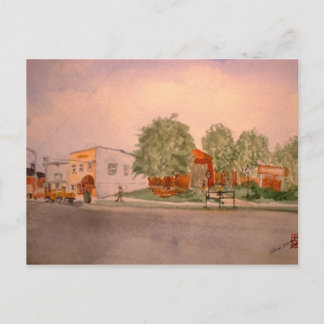 「マンフォードビルの月曜の朝」 ポストカード