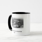 マンフレッドフォンRichthofen (赤い男爵) 1918年 マグカップ (正面左)