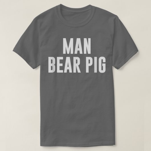 マンベアピグ Tシャツ (デザイン正面)